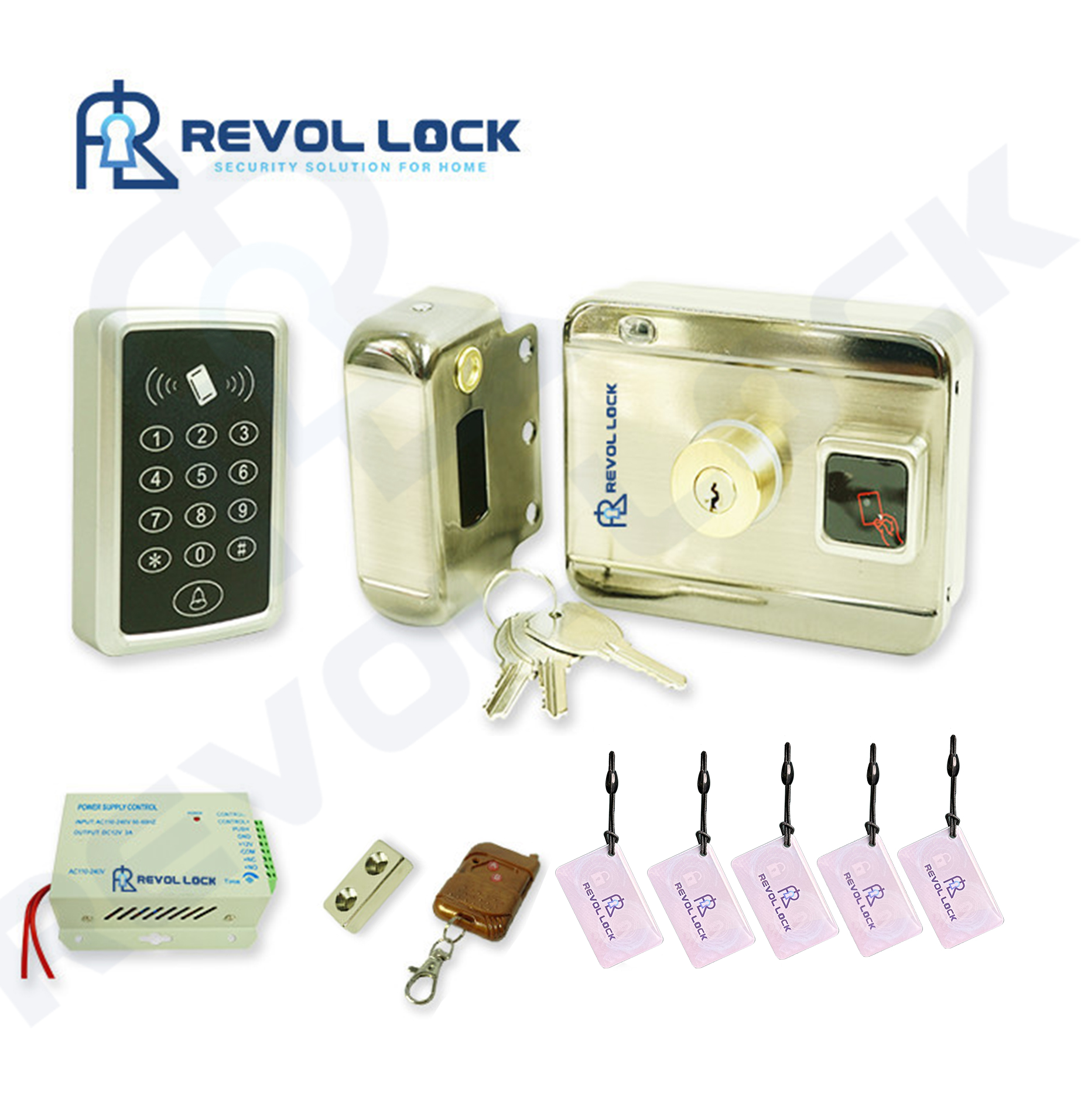 Khóa cổng thẻ từ Revol Lock BASIC-RV2 Khóa cổng thẻ từ Revol Lock BASIC-RV2